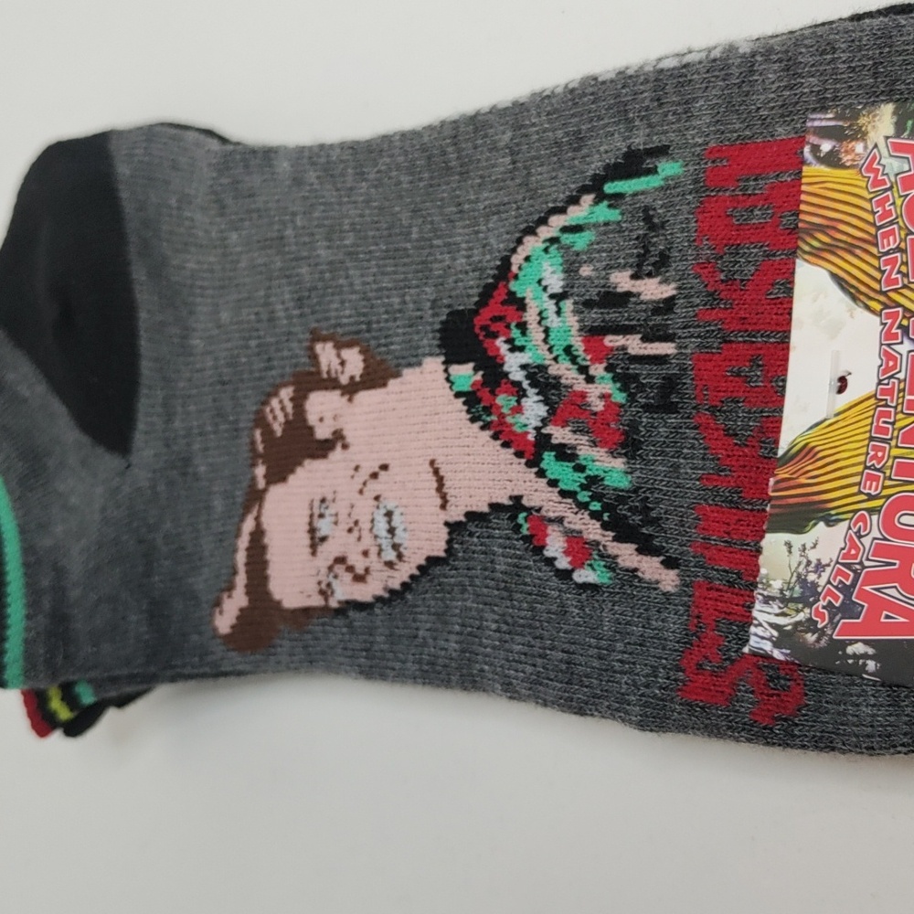 Ace Ventura When Nature Calls 2 Pair Ankle Socks